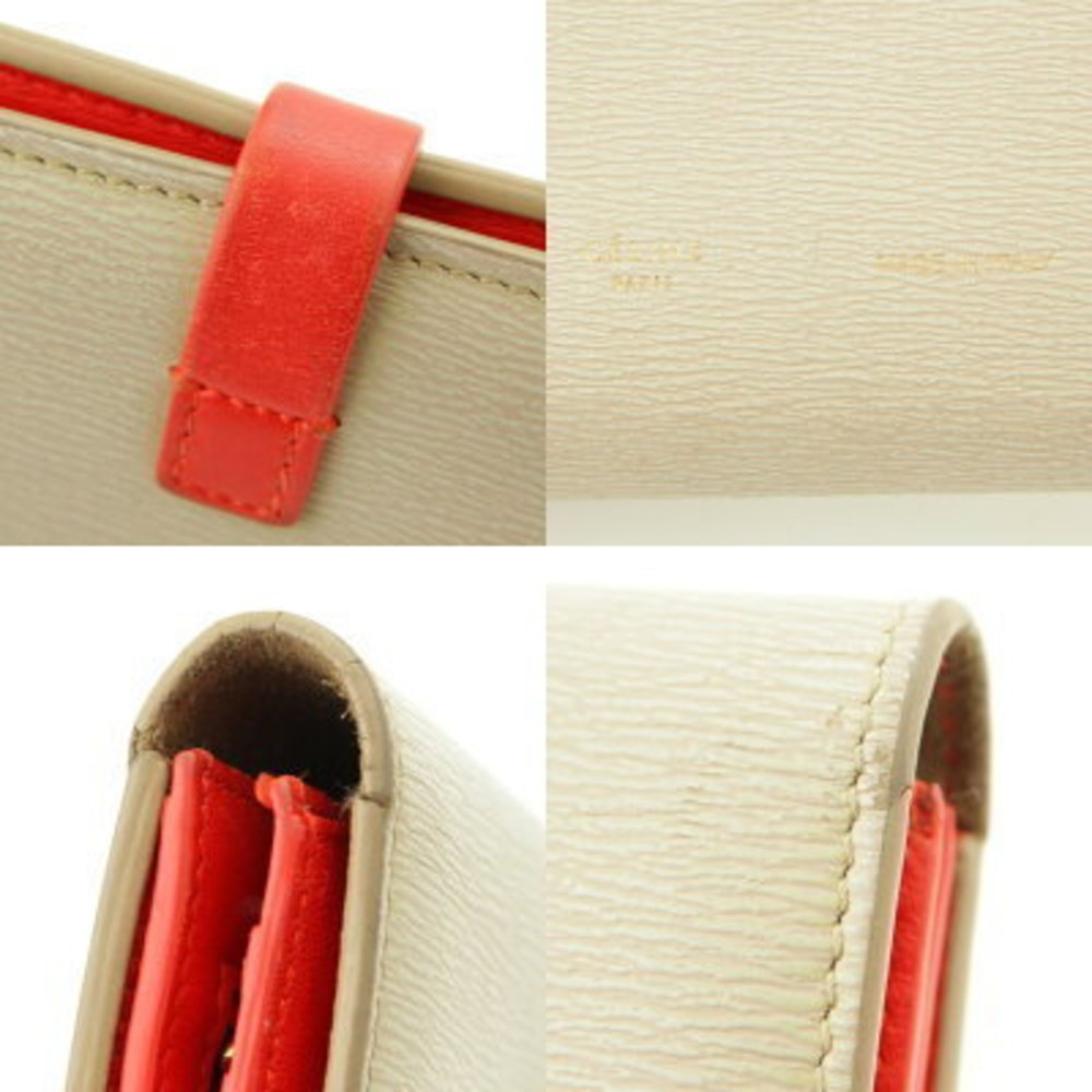 Celine Strap Large Multi Function Bifold Long Wal… - image 6